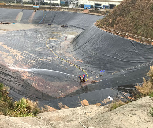 岐山废水池清理